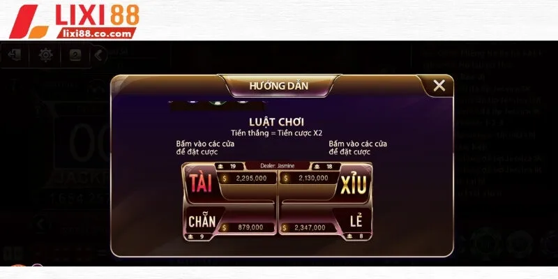 Bí quyết chơi tài xỉu phiên bản livestream trúng lớn