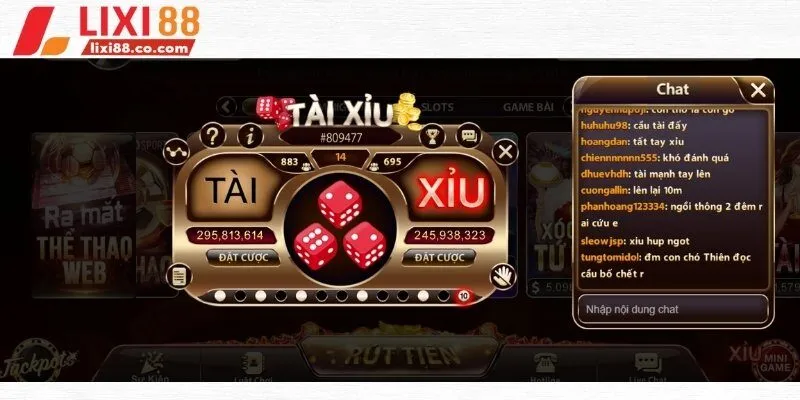 Tài xỉu trực tuyến cho phép người chơi tham gia đặt cược mọi lúc mọi nơi