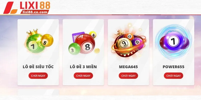 Top 4 sảnh xổ số trực tuyến hấp dẫn với nhiều hình thức đặt cược