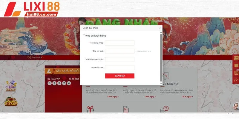 Hướng dẫn lấy lại mật khẩu tài khoản nếu quên hoặc mất